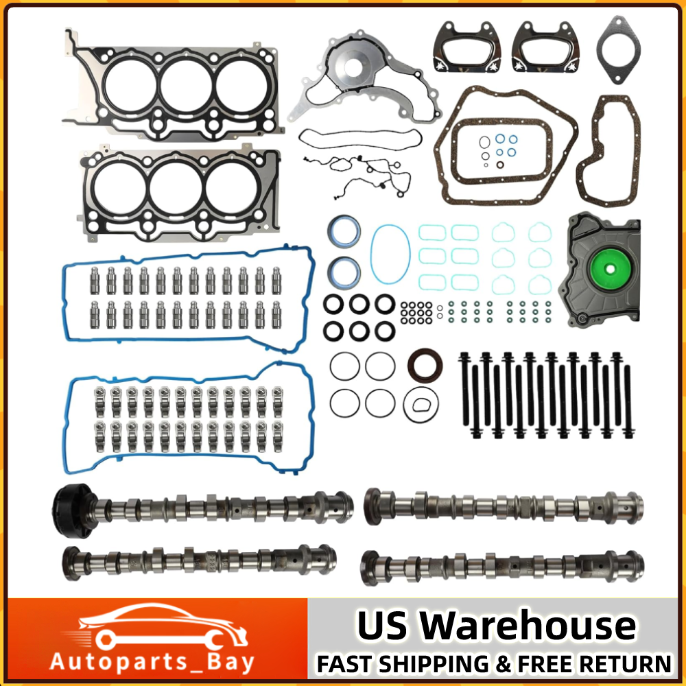 Performance Camshaft Rocker Lifters Head Gasket Kit for Jeep Dodge Ram 3.6L V6  