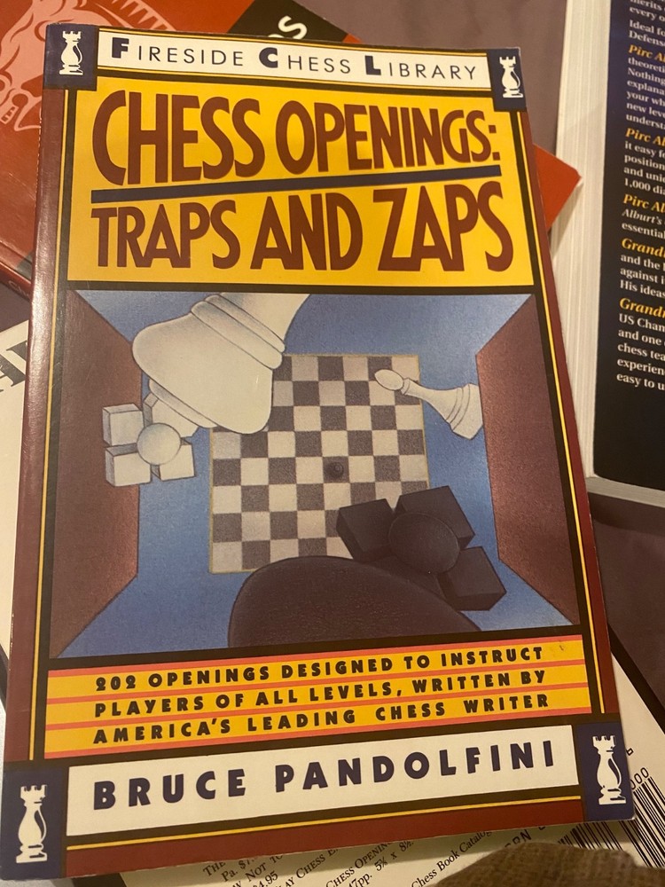 Chess Openings: Traps and Zaps by Bruce Pandolfini (1989, Trade Paperback)