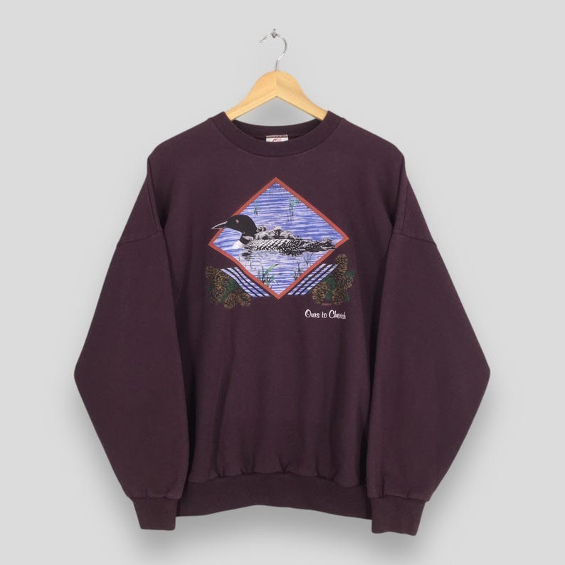Vintage Common Loon Wildlife Sweatshirt T-Shirt Hoodie