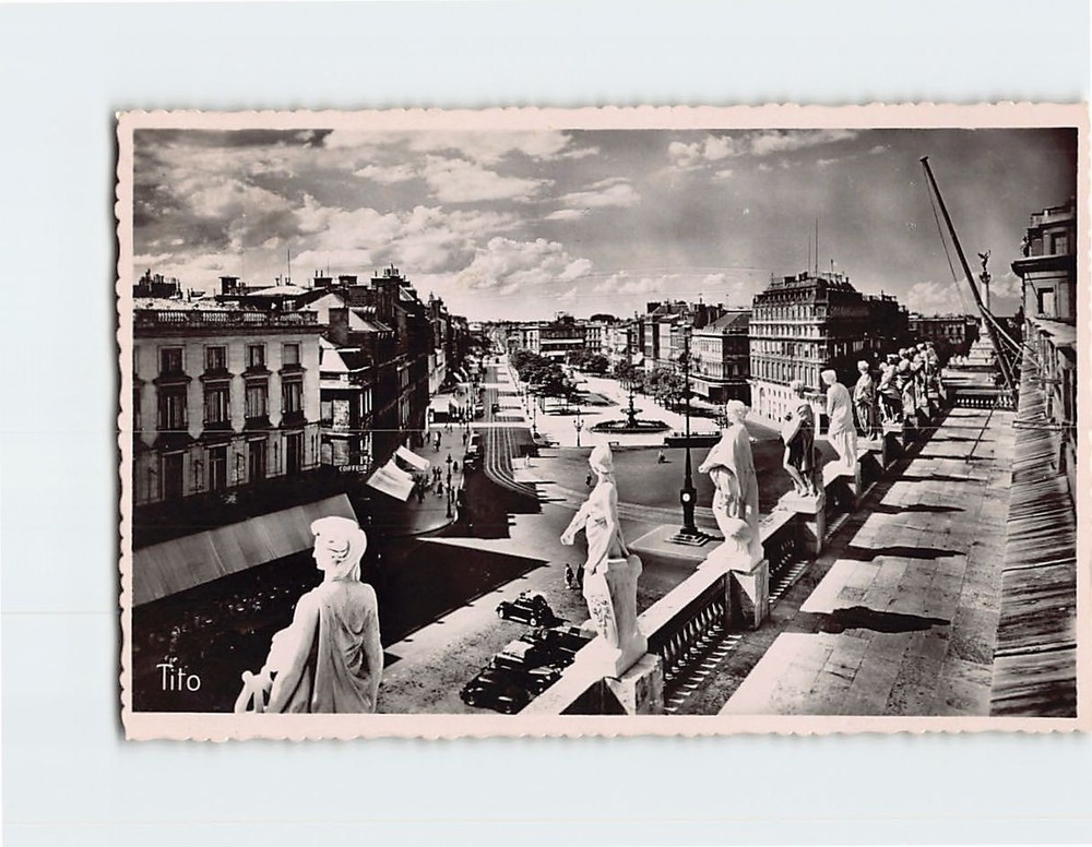 Postcard Les Allées de Tourny Bordeaux France