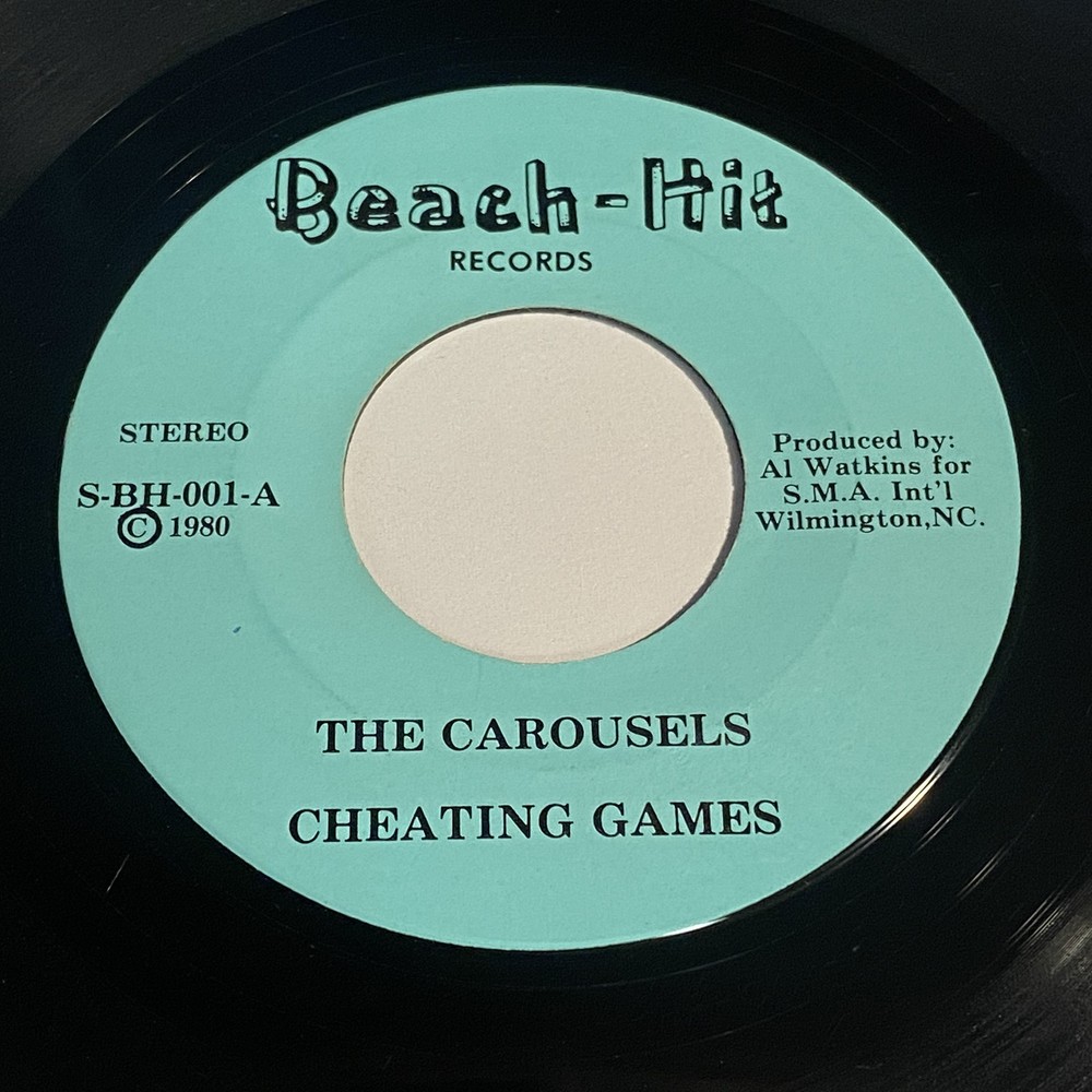 The Carousels: Cheating Games / Atlantic Beach 45 - Beach-Hit Records - Soul