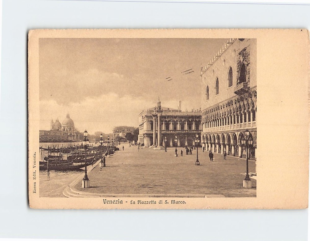 Postcard La Piazzetta di S. Marco Venice Italy