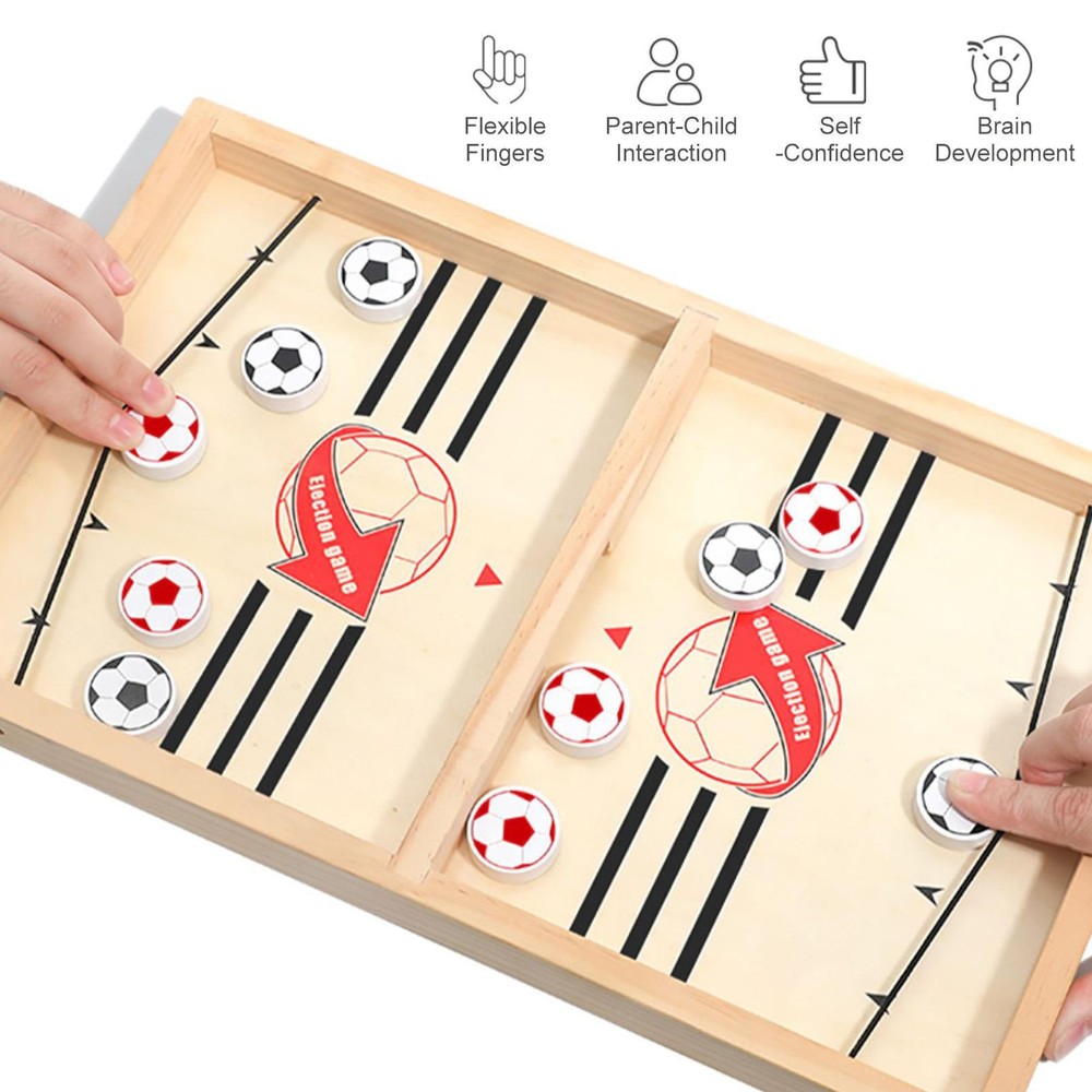 Fast Sling Puck Game, Slingshot Games Toy,Paced Winner Board Games Toys for Kids