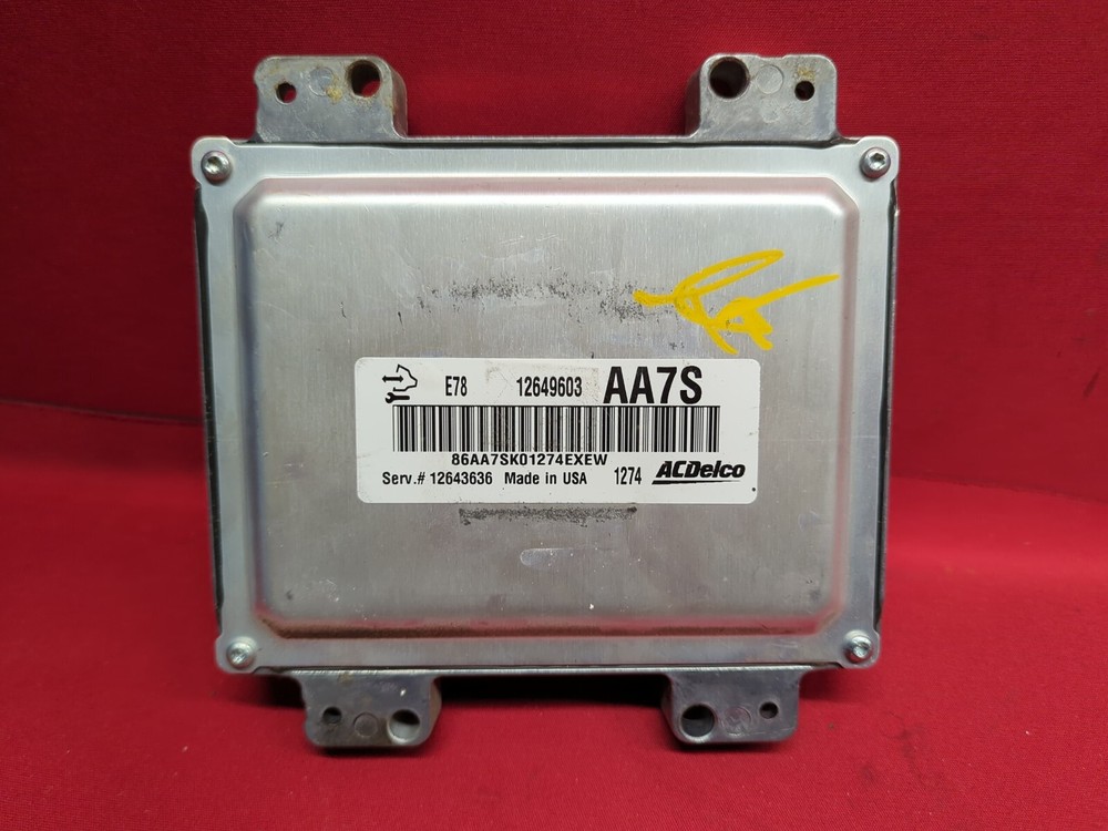 Múltiples vehículos GM 2011-2018 - Módulo ECM de ECU de control del motor - 12649603