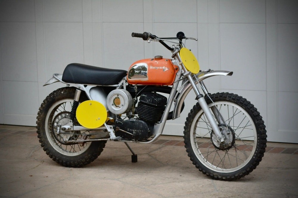 1970 Husqvarna 400 Cross Motocross Motorcycle | 24x36 inch POSTER |
