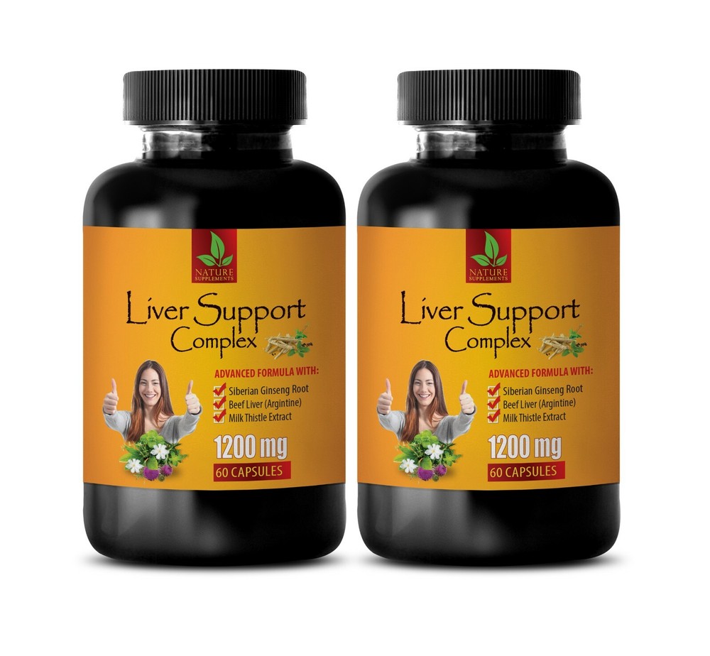liver detox - LIVER SUPPORT COMPLEX - milk thistle extract powder - 120 Capsules