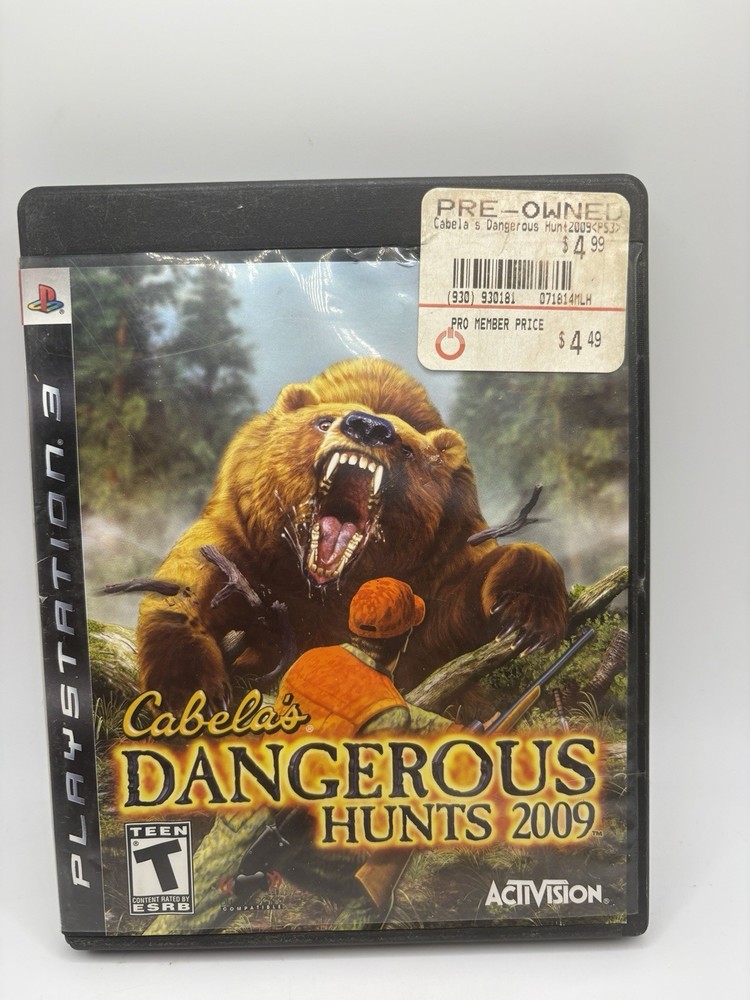 Cabela's Dangerous Hunts 2009 (Sony PlayStation 3, 2008) PS3