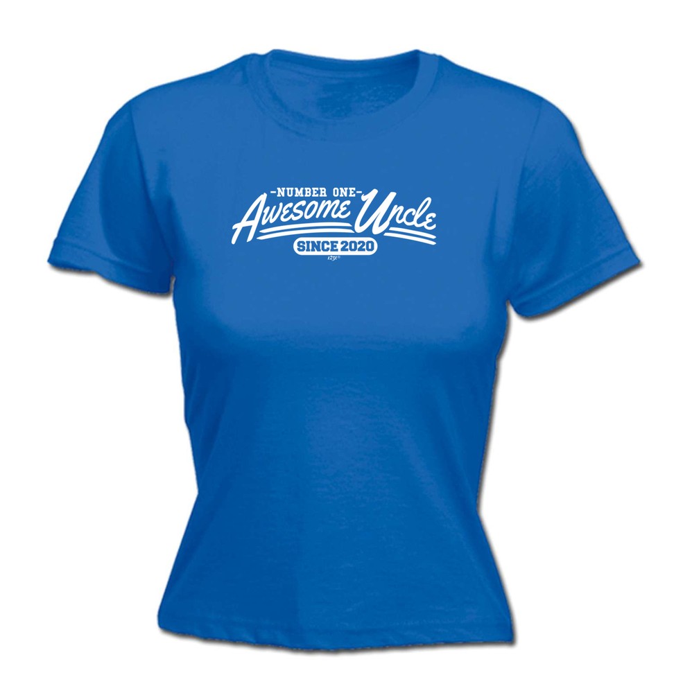 Awesome Uncle Since 2020 - Womens T Shirt Funny T-Shirt Novelty gift tshirt