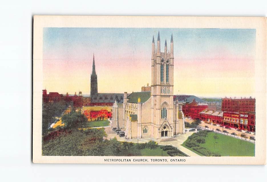 Postcard Metropolitan Church Toronto Ontario Canada