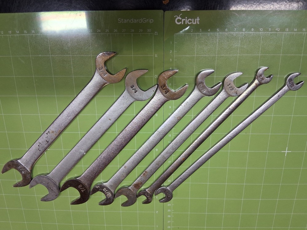 Vintage Craftsman Tappet Wrench Lot  7 Wrenches All USA -V-