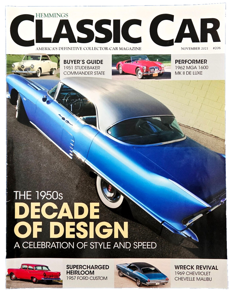 HEMMINGS CLASSIC CAR MAGAZINE: THE 1950s DECADE OF DESIGN NOV 2021