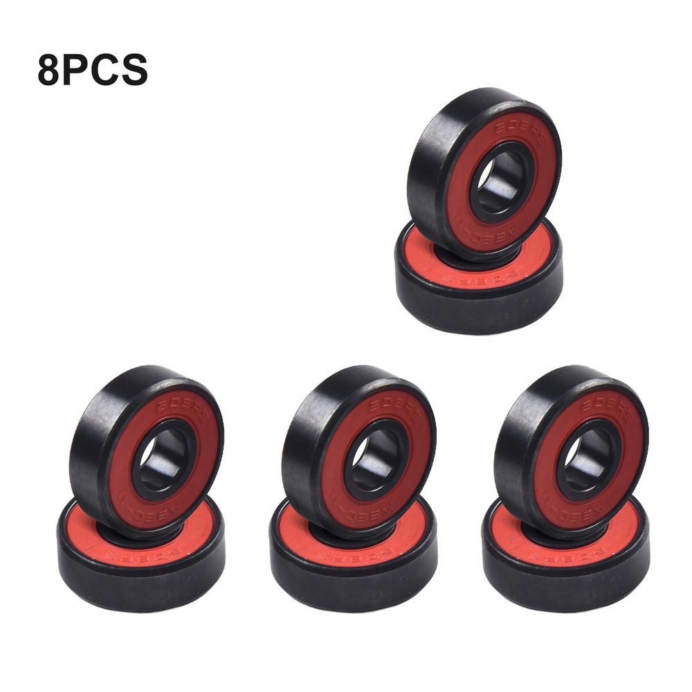 8* Ceramic Ball And Roller Skate Bearings 608 Skateboard-Bearings,