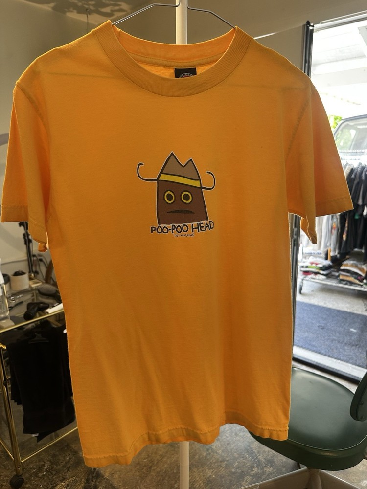 90’s - Early Y2K Toy Machine -  Small Poo Poo Head T-Shirt