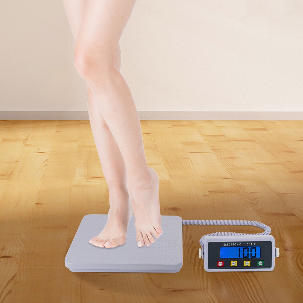 Medical Grade Floor Scale Digital LCD Display Slimline Scale Pet Weight Scale