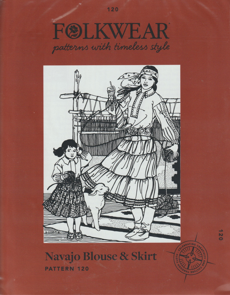Navajo Blouse & Skirt - Sewing pattern by Folkwear