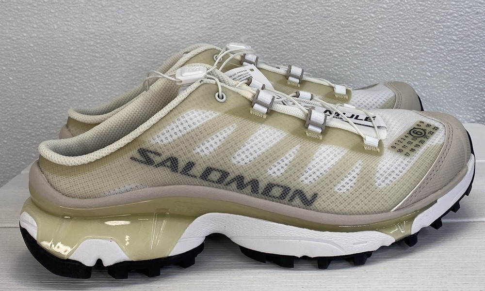 Salomon XT-4 Mule 'MM6 Maison Margiela White Green Haze Silver Unisex Size M8 W9