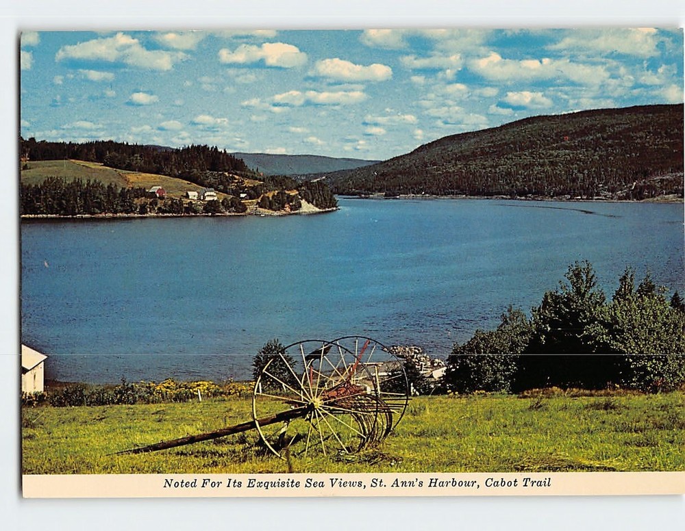 Postcard Noted For Its Exquisite Sea Views Cabot Trail St. Anns Harbour Canada