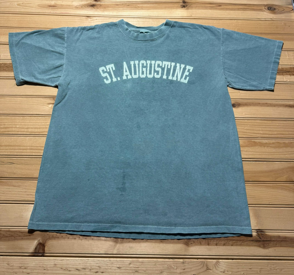 Vintage 90s St Augustine Florida Tourist Souvenir Single Stitch Shirt Size Large