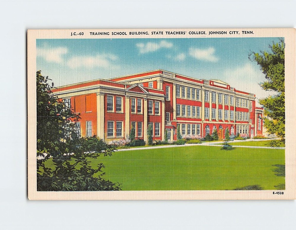 Postcard Training School Building State Teachers College Johnson City TN USA