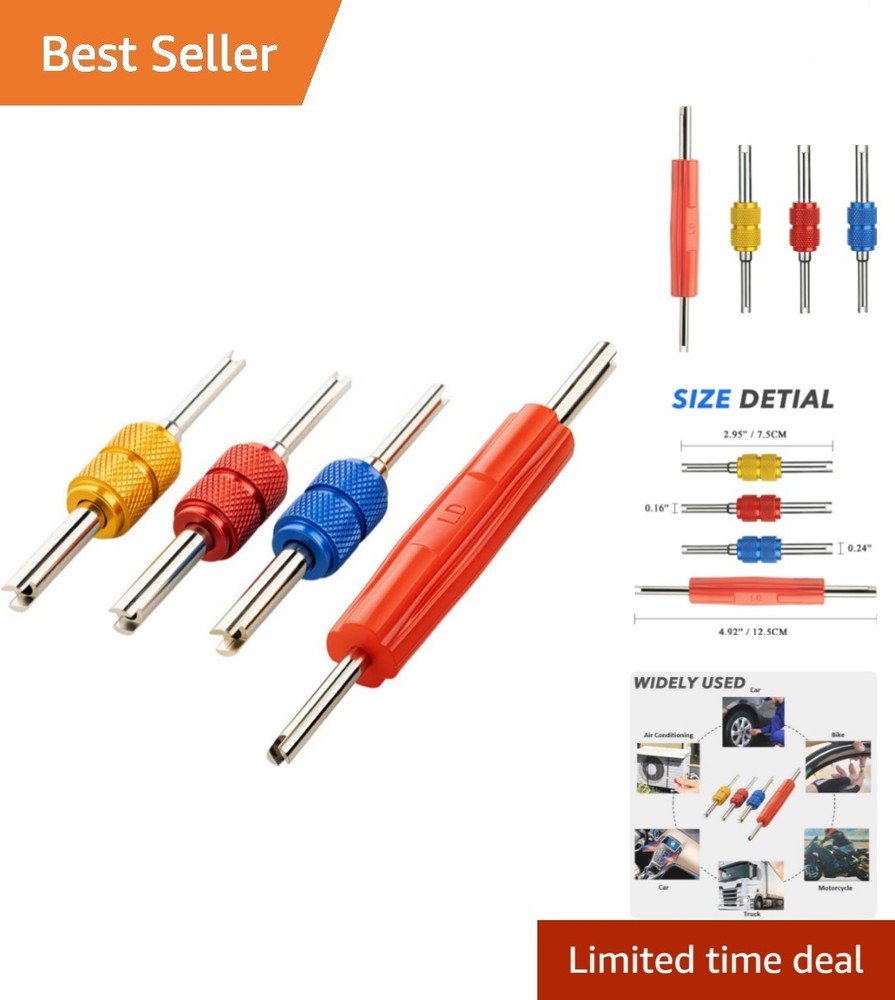 R134A R12 A/C HVAC Air Conditioner Schrader Valve Stem Core Remover Tool Remo...