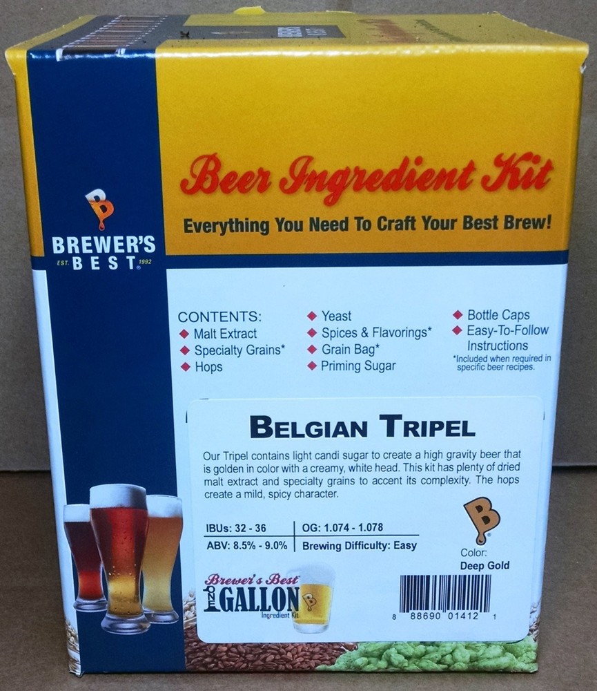 Gallon Home Brew Beer Ingredient Kit (Belgian Tripel)