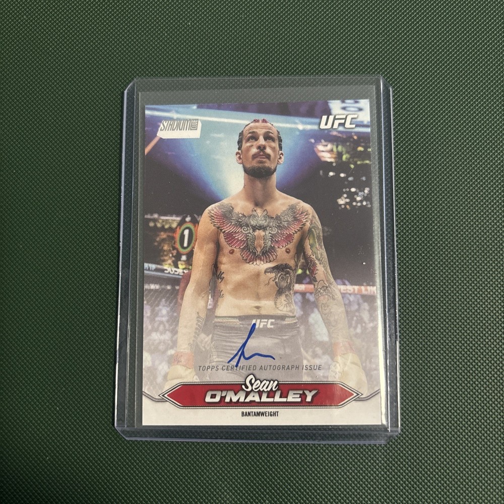 Sean O’malley 2025 Topps Stadium Club Ufc On Card Auto Sp