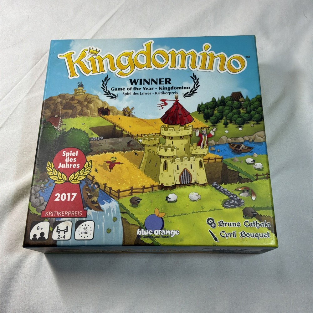 KINGDOMINO Strategy Family Board Game Blue Orange Complete Free Shipping
