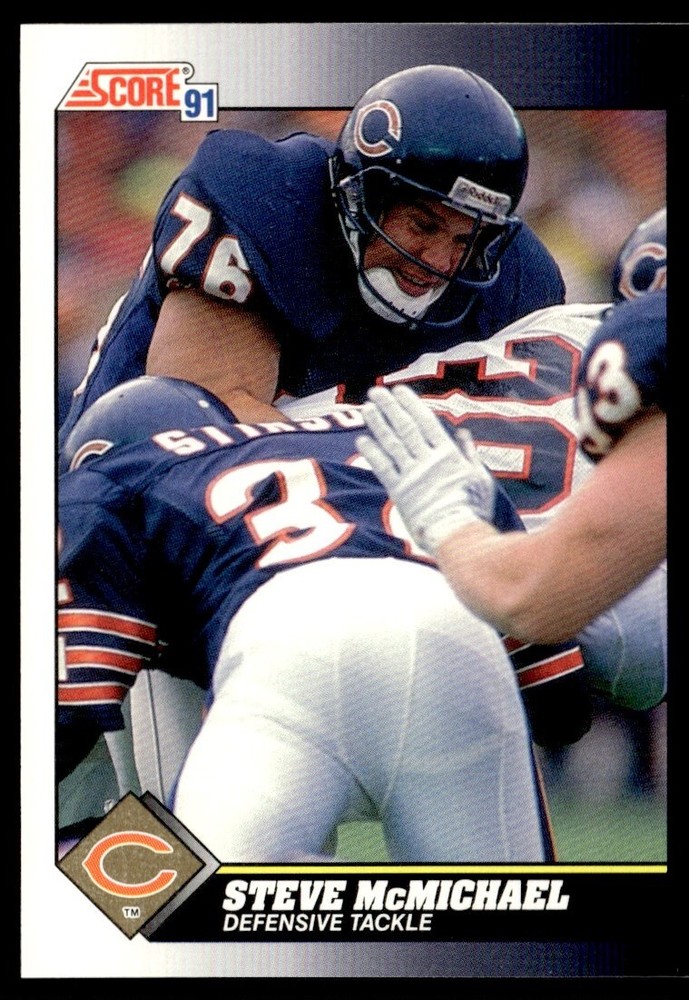 1991 Score Steve McMichael Chicago Bears #492