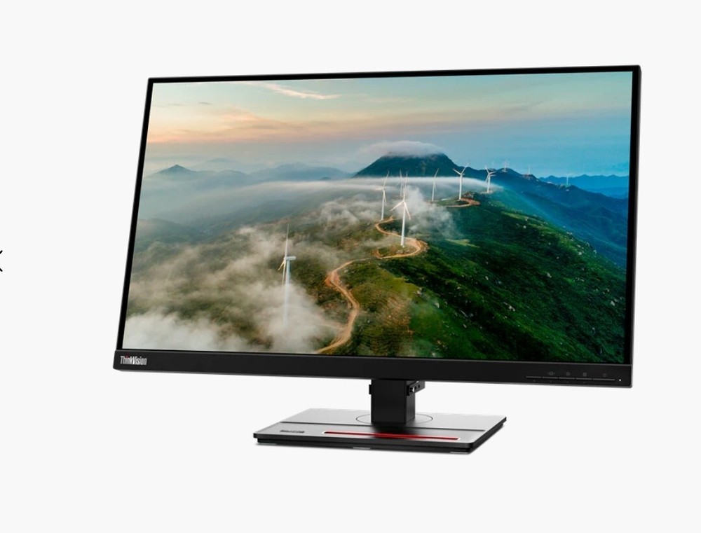 Lenovo ThinkVision P27h-28 27in WQHD WLED LCD Monitor - Raven Black (63A1GAR1US)