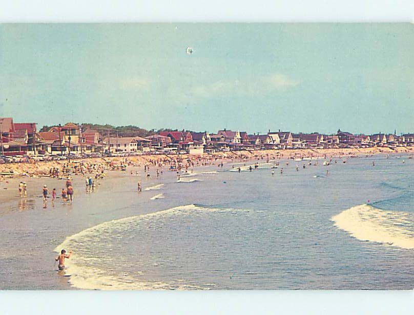 Pre-1980 BEACH SCENE York Beach - Near Ogunquit & Dover & Portsmouth ME AE9365