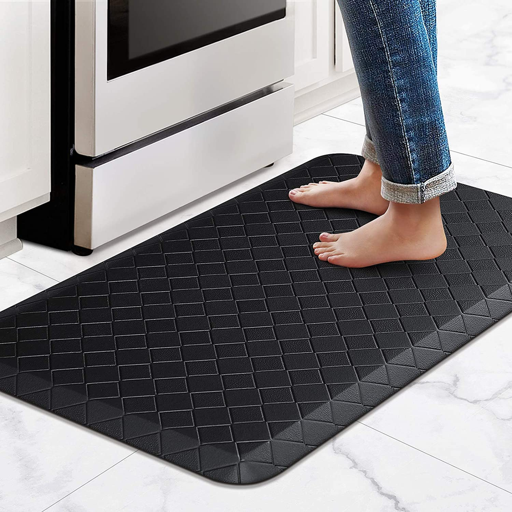 Anti-fatigue cushioned floor mat 17.3x28 inches thick waterproof non-slip kitchen mat