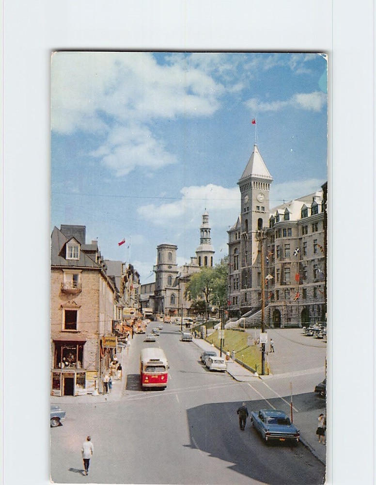 Postcard Notre-Dame de Québec Basilica-Cathedral Canada