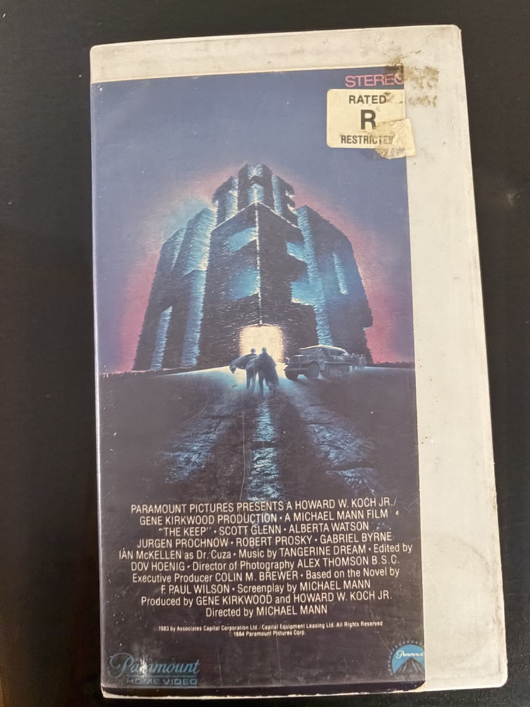 The Keep (VHS, 1983) Scott Glenn, Alberta Watson, Gabriel Byrne, Ian McKellen