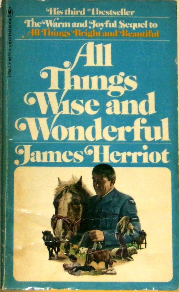 All Things Wise and Wonderful by James Herriot 1978 pb Bantam 11746 VG