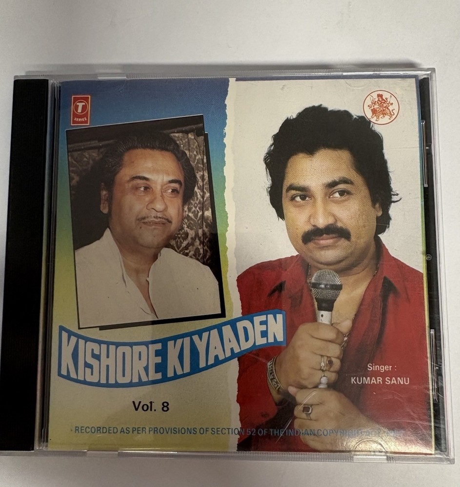 Kishore Ki Yaaden Vol. 8 CD Album Kumar Sanu Sharon Prabhakar Hindi Pop SVCD 10…