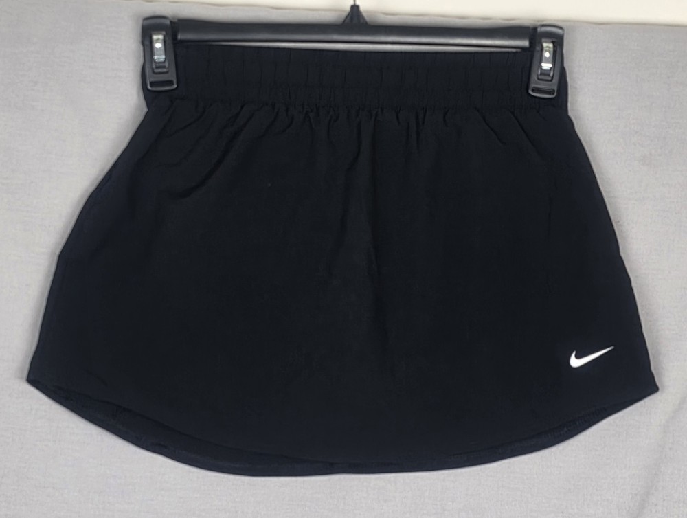NWT Women's Nike Swim Board Skirt Swimsuit Bottoms BLACK Size Large