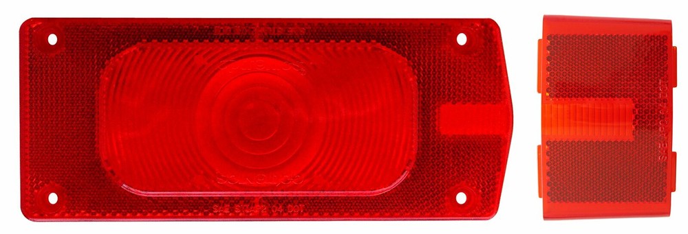 Optronics Replacement Red Tail Light & Side Marker Lens For ST36/37 Lights Set
