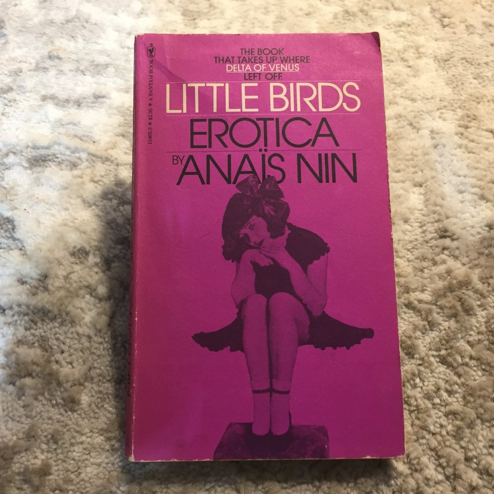 Little Birds Erotica Paperback Book Anais Nin 1980 Bantam Edition Erotic Romance