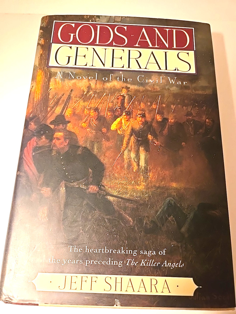 Signed Gods and Generals Novel of the Civil War Jeff Shaara HC/DJ 1st Ed 3rd
