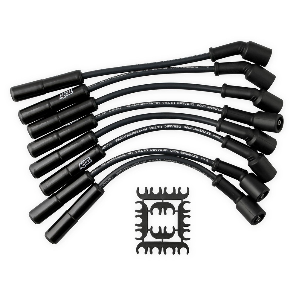 Accel Extreme 9000 Black Ceramic Spark Plug Wire Set for 97-15 GM 4.8 5.3 6 6.2L