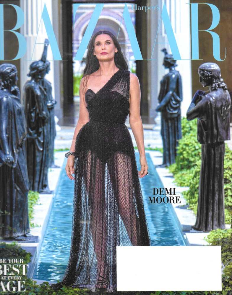 Harper's Bazaar Magazine Demi Moore Kris Jenner Yolanda Hadid Dynasty Fashion