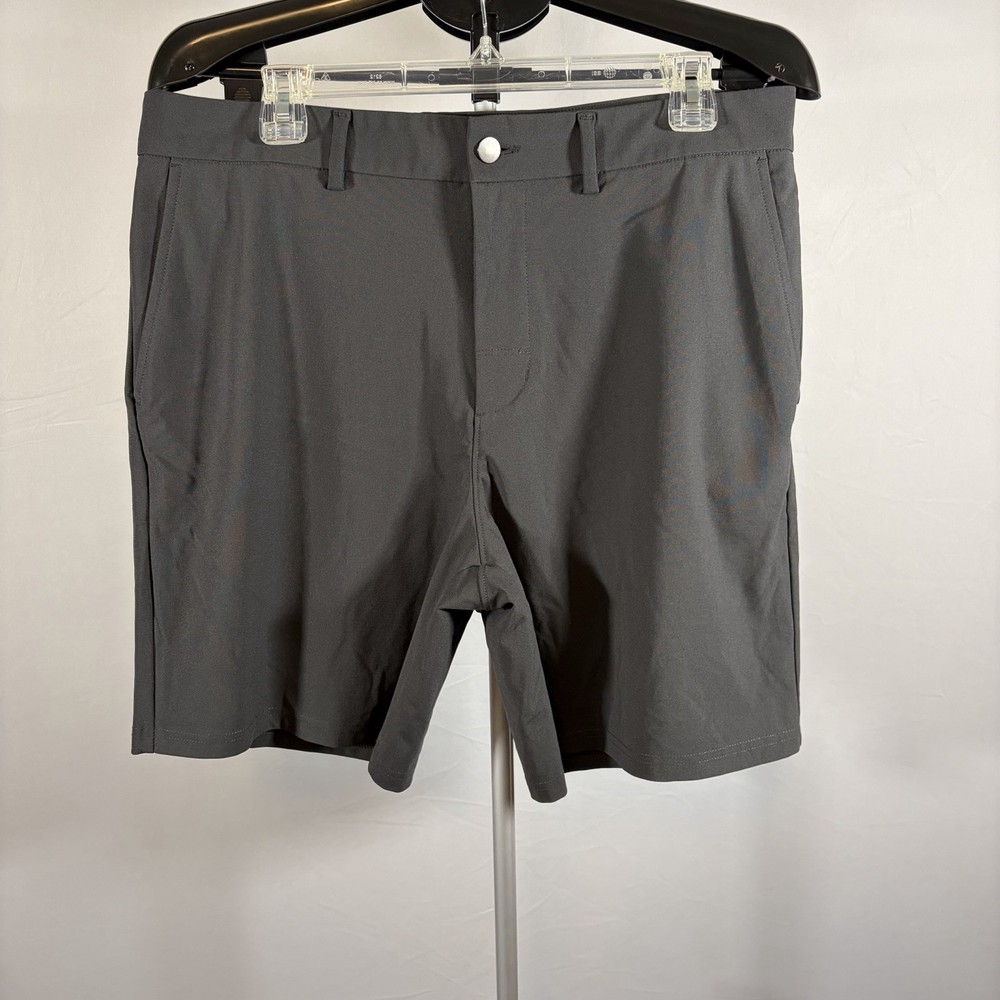 Old Navy Active Tech Mens 34 Hybrid Gray Shorts Golf Beach 4 Way Stretch Gorpcor