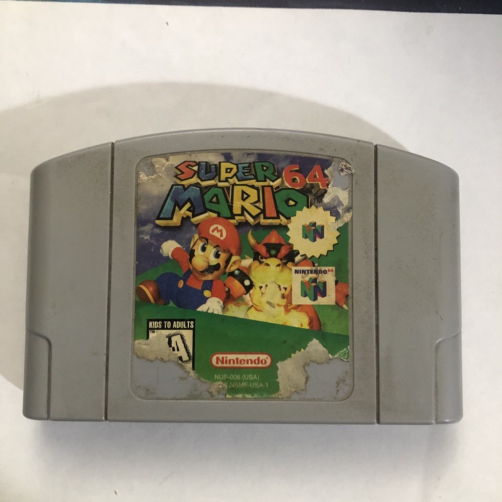 Super Mario 64 Nintendo 64 1996 N64 Authentic Tested Working