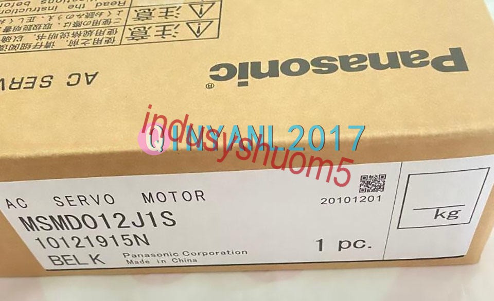 One Panasonic Servo Motor Msmd012J1S New