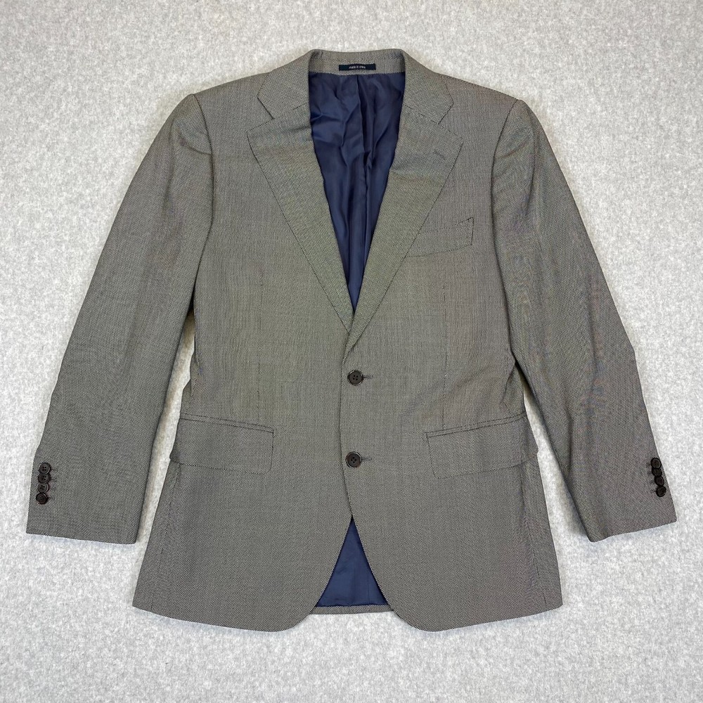 Suit Supply Sport Coat Blazer Adult Size 40 Short Gray Suit Jacket Italy Men's