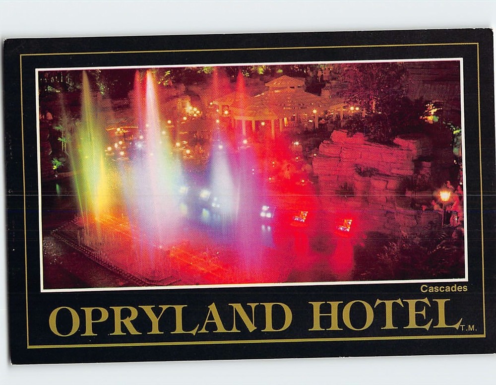 Postcard Cascades Opryland Hotel Nashville Tennessee USA