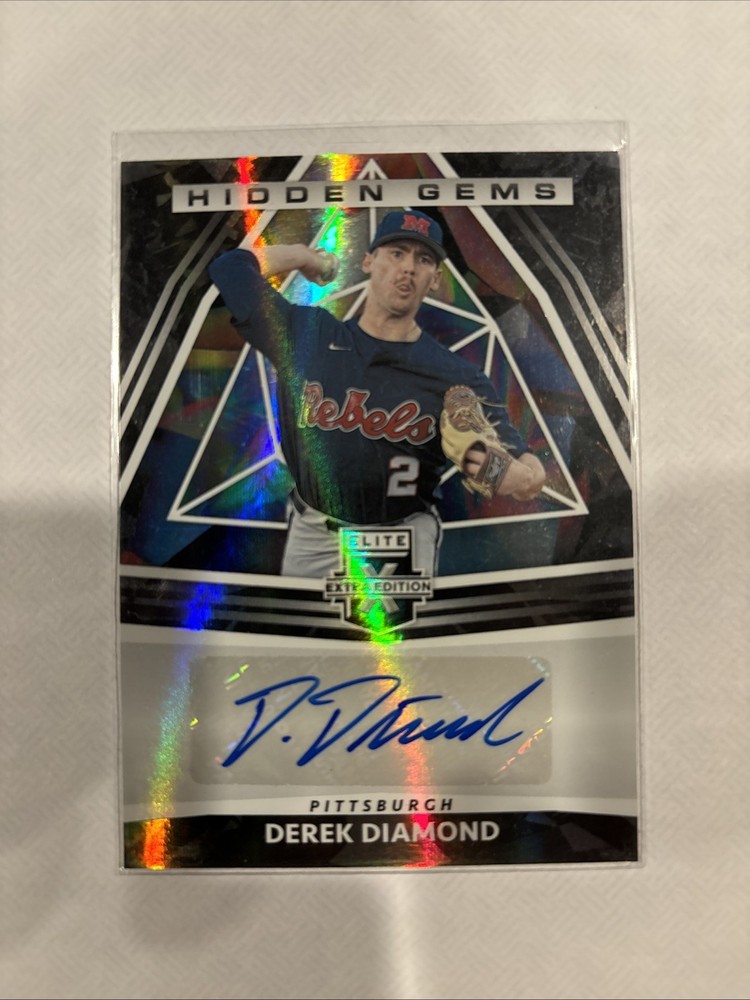 2022 Panini Elite Extra Edition - Hidden Gems Derek Diamond #HG-DD  (AU, RC)