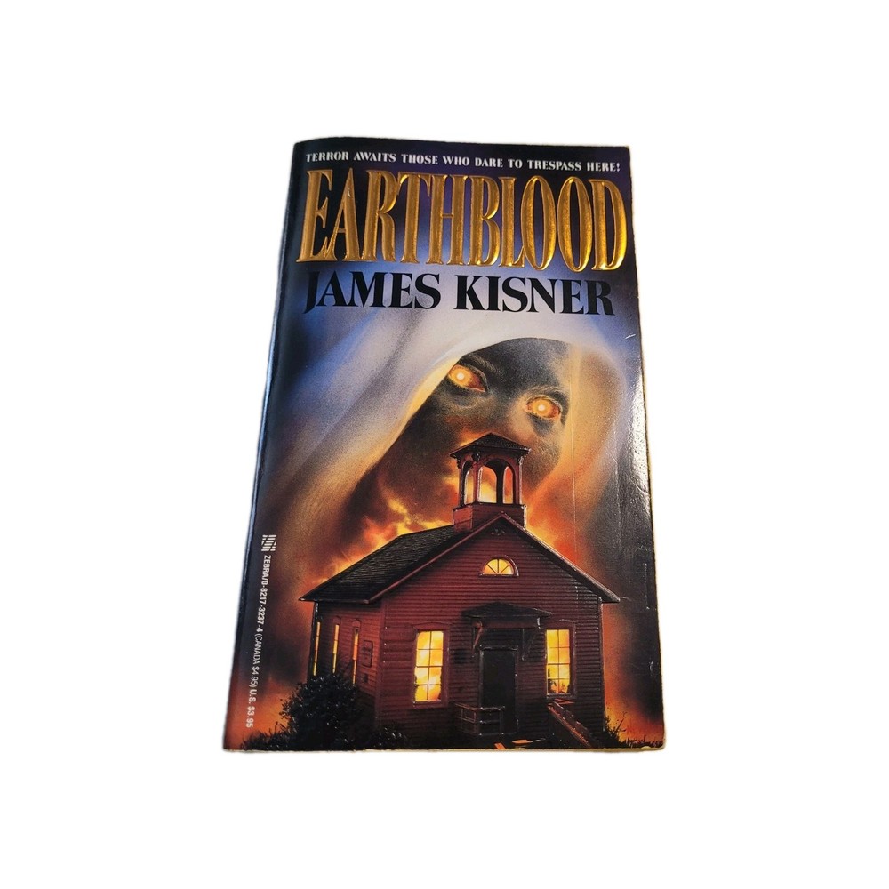 Earthblood James Kisner 1990 Zebra Book PB Horror Science & Historical Fiction