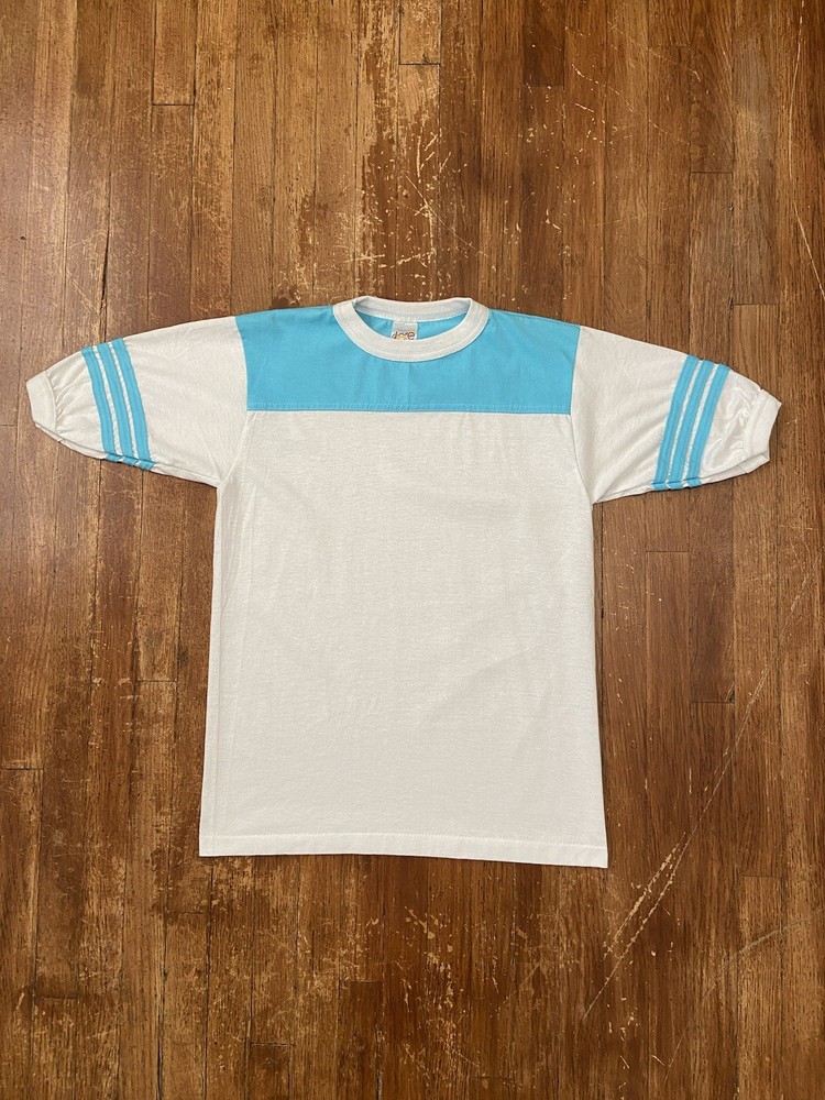 Deadstock VTG 80s Single Stitch Classic Retro Ringer T-Shirt Adult Medium USA