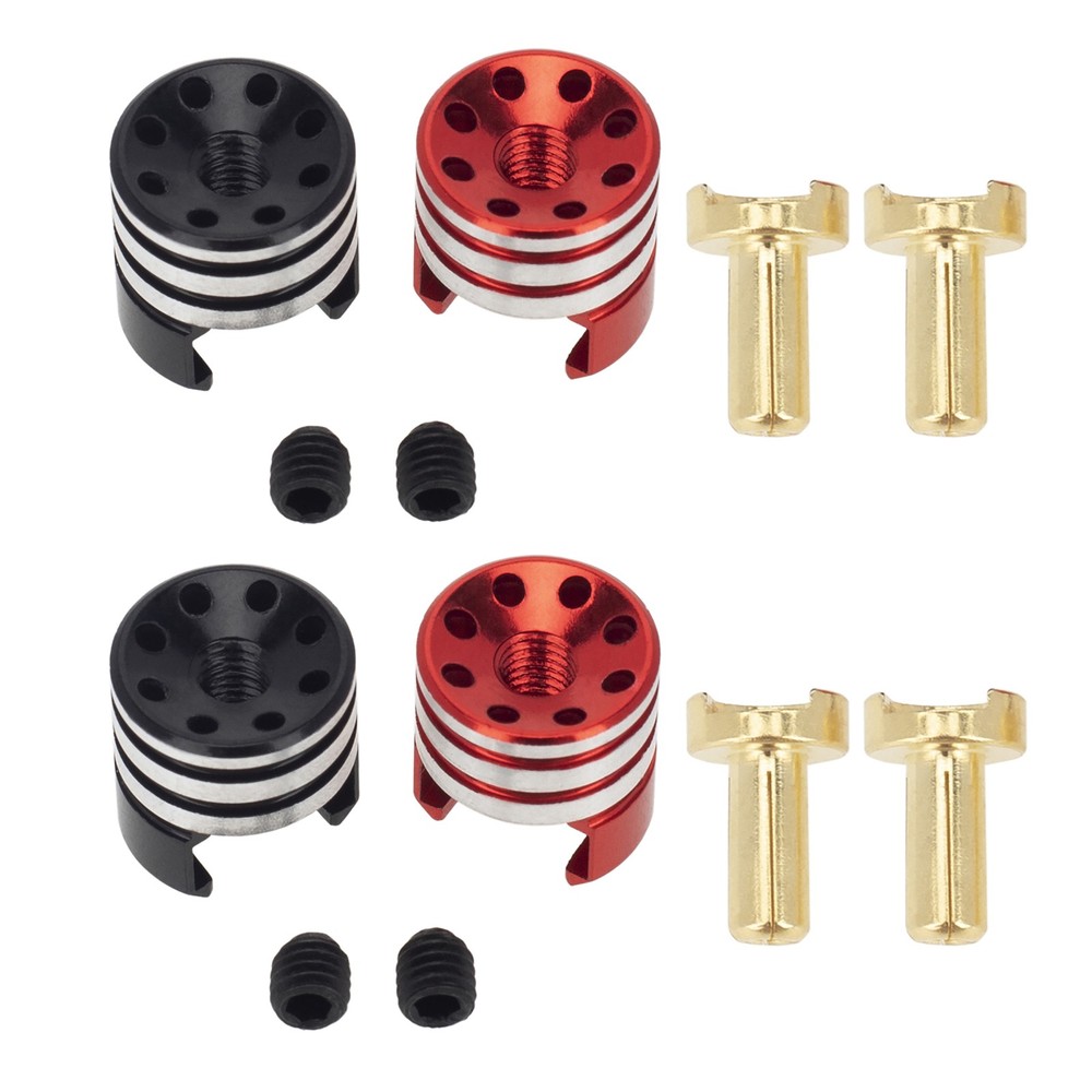 4Pcs Battery Heatsink Plugs For 1/10 Off-Road Truck RC Car Repair Accessories